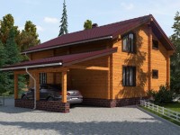 Дом из бруса "Терем"